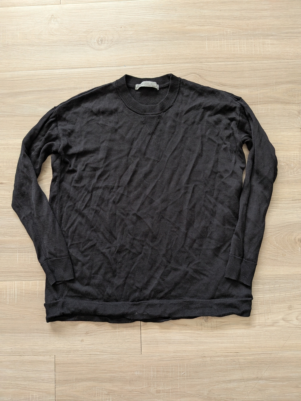 Icebreaker Black Crewneck Sweater